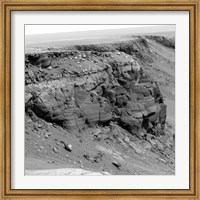A Cliff on the Surface of Mars Fine Art Print
