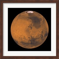 Global Color View of Mars Fine Art Print