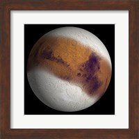 Simulated view of Mars Fine Art Print