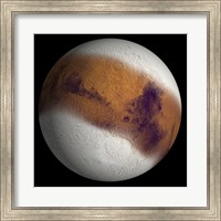 Simulated view of Mars Fine Art Print