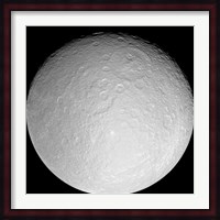 Saturn's Icy Moon Rhea Fine Art Print