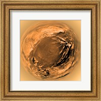 Fish-Eye View of Titan's Surface Fine Art Print