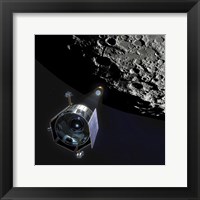 The Lunar CRater Observation and Sensing Satellite (LCROSS) Fine Art Print