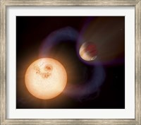 An Artist's Impression of a Unique Type of Exoplanet Fine Art Print
