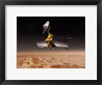 Mars Reconnaissance Orbiter Passes above Planet Mars Fine Art Print