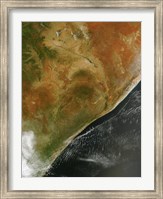 The East African nations Kenya, Somalia, and Ethiopia Fine Art Print