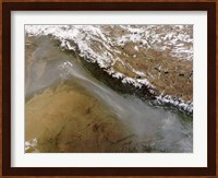 Haze along the Himalaya Mountains Fine Art Print