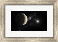 An Illustration of Makemake, a Plutoid Located in a Region Beyond Neptune Fine Art Print