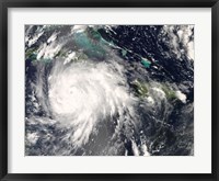 Hurricane Gustav over Jamaica Fine Art Print