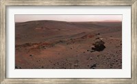 Mars Exploration Rover Spirit on the flank of Husband Hill Fine Art Print