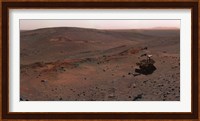Mars Exploration Rover Spirit on the flank of Husband Hill Fine Art Print