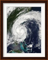 Tropical Storm Hanna over the East Coast Fine Art Print