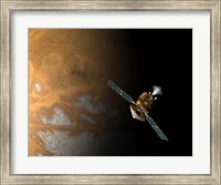 An Artist's Concept of NASA's Mars Reconnaissance Orbiter Fine Art Print