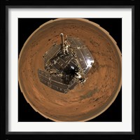 Mars Exploration Rover on the Surface of Mars Fine Art Print