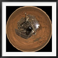 Mars Exploration Rover on the Surface of Mars Fine Art Print