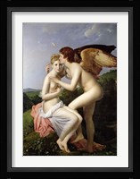 Psyche Receiving the First Kiss of Cupid, 1798 Fine Art Print