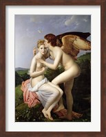 Psyche Receiving the First Kiss of Cupid, 1798 Fine Art Print