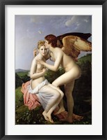 Psyche Receiving the First Kiss of Cupid, 1798 Fine Art Print