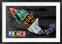 Mexico Done Gray Framed Print