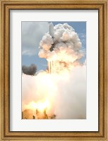 Smoke Envelops the Delta II Rocket Fine Art Print
