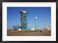 The Delta II First Stage for the OSTM/Jason-2 Spacecraft Arrives Fine Art Print