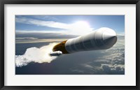 Artist's Concept of a Cargo Launch Vehicle Blast Off Fine Art Print