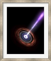 Gamma Rays in Galactic Nuclei Fine Art Print