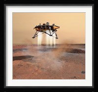 Phoenix Mars Lander Arriving on Mars Fine Art Print