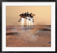 Phoenix Mars Lander Arriving on Mars Fine Art Print