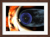 Voyager 2 Spacecraft Studies the Outer Limits of the Heliosphere Fine Art Print