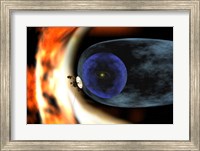 Voyager 2 Spacecraft Studies the Outer Limits of the Heliosphere Fine Art Print