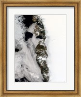 Meltwater Ponds along Greenland West Coast Fine Art Print