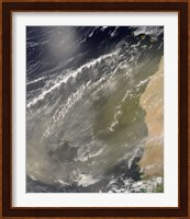 Dust storm off West Africa Fine Art Print