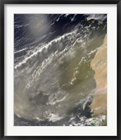 Dust storm off West Africa Fine Art Print
