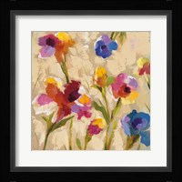 Bold Bright Flowers II Framed Print