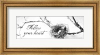 Nest and Branch III Follow Your Heart Fine Art Print