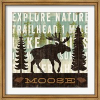 Simple Living Moose Fine Art Print