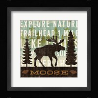 Simple Living Moose Fine Art Print