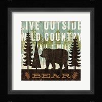 Simple Living Bear Fine Art Print