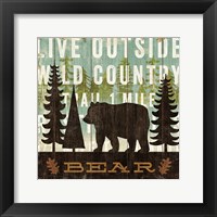 Simple Living Bear Fine Art Print