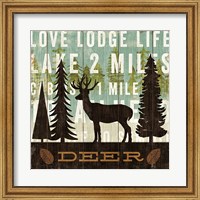 Simple Living Deer Fine Art Print