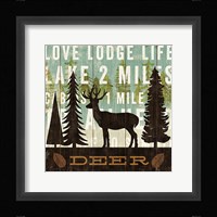 Simple Living Deer Fine Art Print