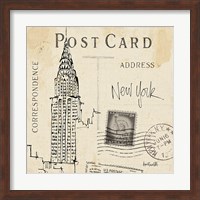 Postcard Sketches I Fine Art Print