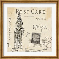 Postcard Sketches I Fine Art Print