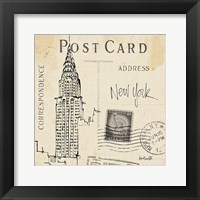 Postcard Sketches I Fine Art Print