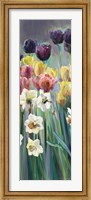 Grape Tulips Panel I Fine Art Print