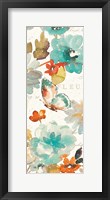 Natures Palette Panel I Framed Print
