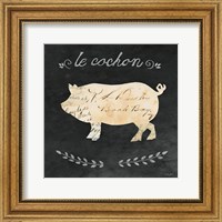 Le Cochon Cameo Sq Fine Art Print