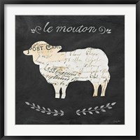 Le Mouton Cameo Sq Fine Art Print