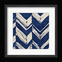 Indigo Batik II Framed Print